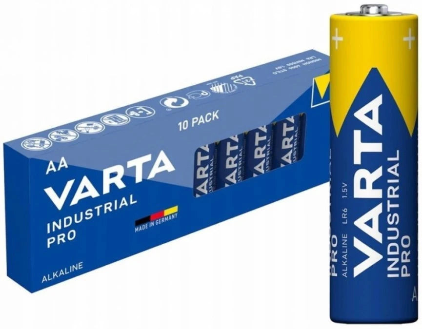Varta AA (LR06) Industrial Pro batterijen - 10 stuks in blister
