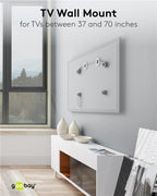 TV Muurbeugel EasyMount Universele  – Geschikt voor 37 t/m 70 inch – Zwart
