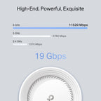 TP-Link Deco BE85 (2-pack) - mesh wifi - Wi-Fi 7 - BE19000 - tri-band