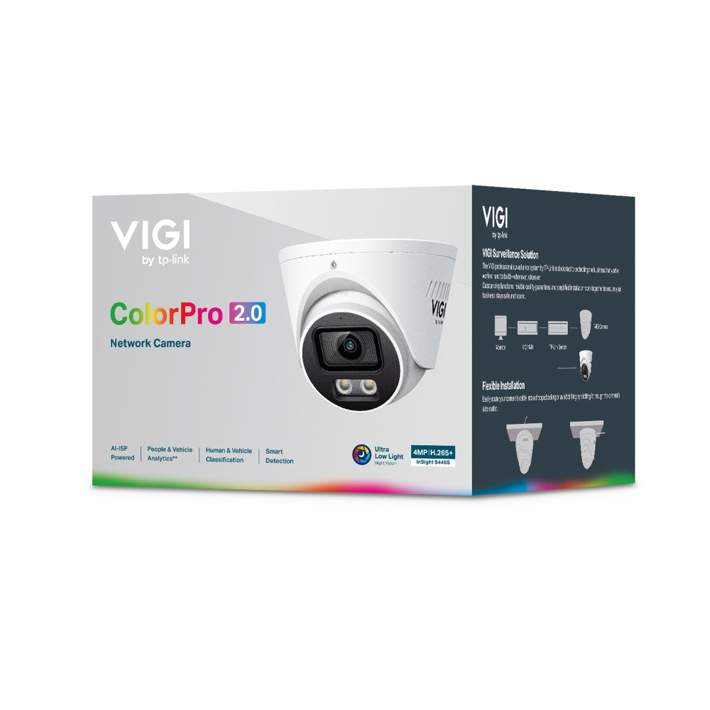 VIGI - 4MP ColorPro 2.0 Turret Netwerkcamera - InSight S445S