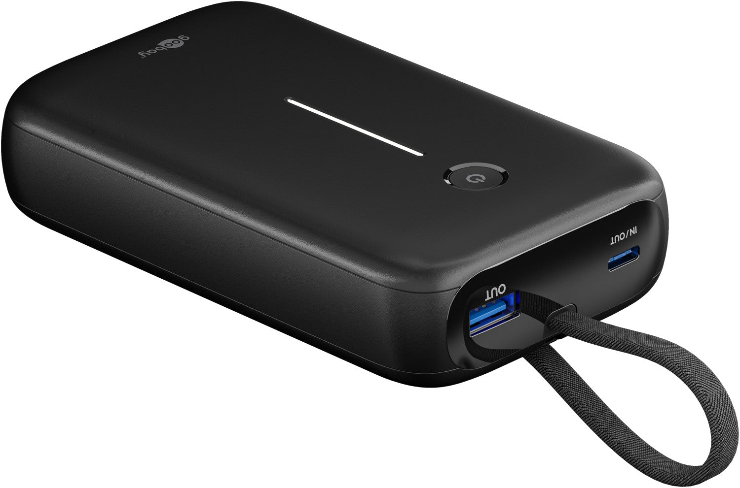 Powerbank - 20.000 mAh - Ingebouwde USB-C kabel