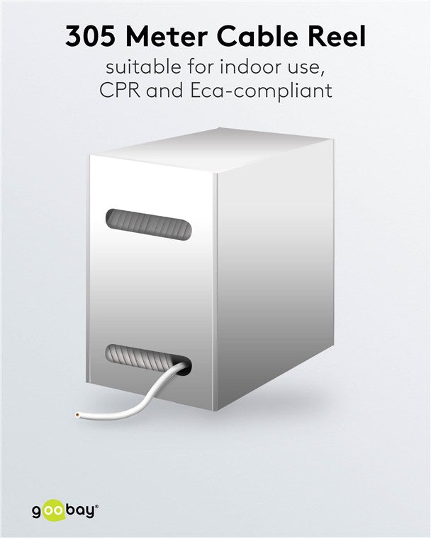 CAT 6 netwerkkabel, S/FTP (PiMF), CCA, AWG 26/7, PVC