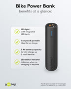Outdoor Fiets Powerbank 5.000 mAh