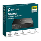 VIGI 1 serie NVR, 1 Harde schijf, 8 kanalen input, 8x More PoE - NVR1008H-8MP