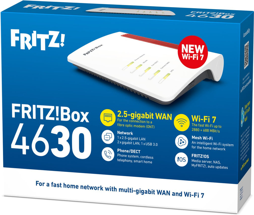 FRITZ!Box 4630 - Router - Wi-Fi 7 (International)
