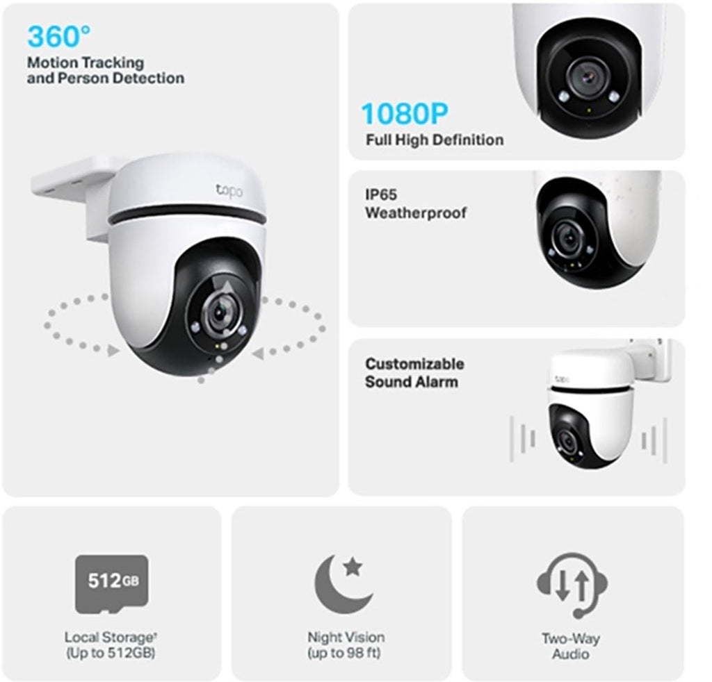 TP-Link Tapo TC40 - Slimme Beveiligingscamera - Binnen & Buiten