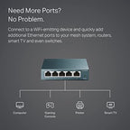 TP-Link TL-SG105 - switch - 5-poorts - Gigabit