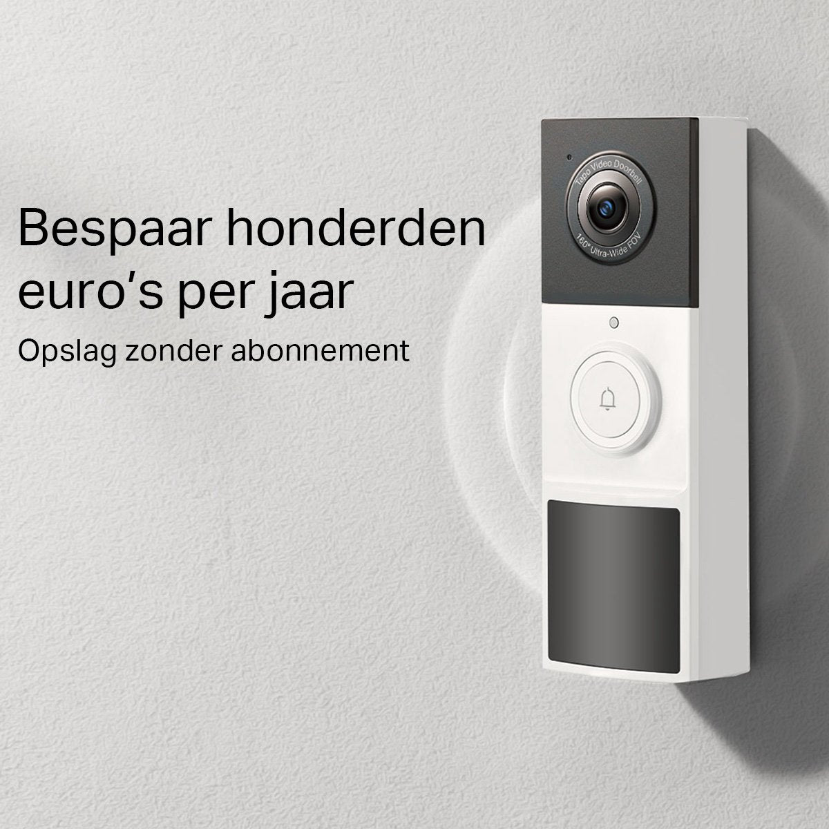 TP-Link Tapo D210 Slimme Video Deurbel – Draadloos – 2K – Inclusief Chime