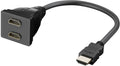 HDMI-kabeladapter - HDMI-stekker (type A) > 2x HDMI-bus (Type A)