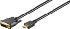 DVI‑D/HDMI™‑kabel, verguld