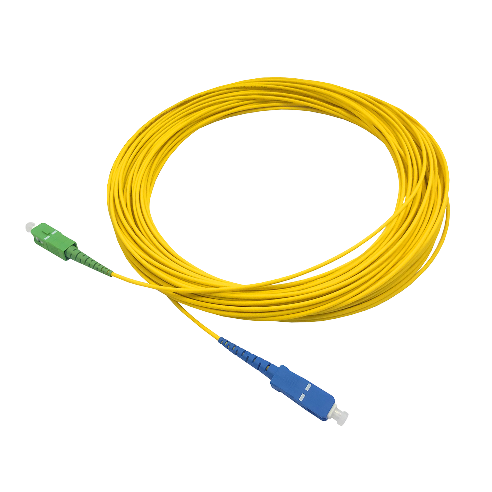 Patchkabel SM simplex 1.6 LC/APC-SC/PC - 4,5 m - geel