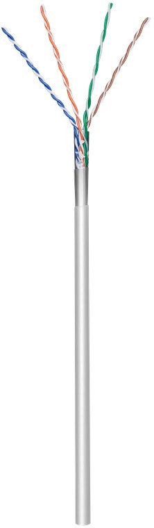 CAT 5e netwerkkabel, F/UTP, 100m, grijs, CU, AWG 26/7