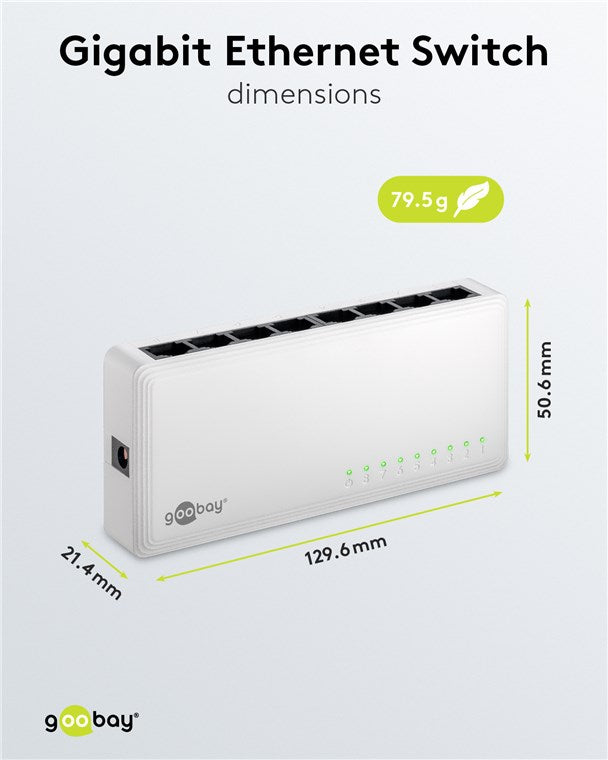 8-Poorts Gigabit Ethernet Switch