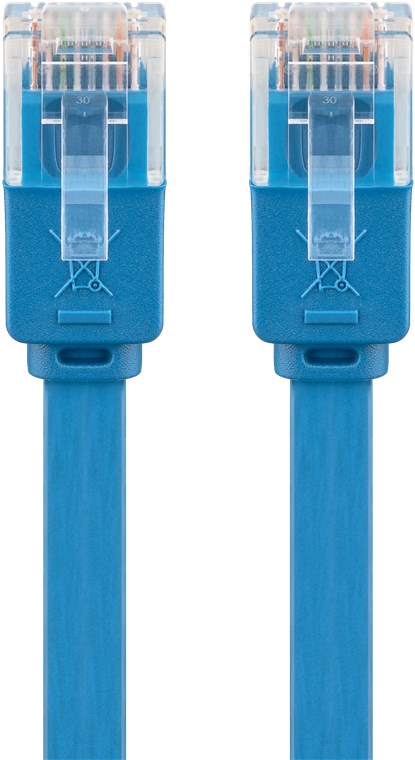 Platte CAT 6 netwerkkabel, U/UTP