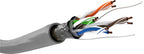 CAT 5e netwerkkabel, F/UTP, 100m, grijs, CU, AWG 26/7