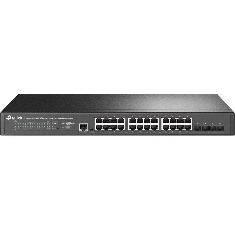TP-Link Omada SG3428XPP-M2 netwerk-switch Managed L2+ 2.5G Ethernet (100/1000/2500) Power over Ethernet (PoE)