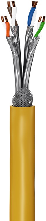 GHMT-gecertificeerd CAT 8.1 netwerkkabel, S/FTP (PiMF), CU