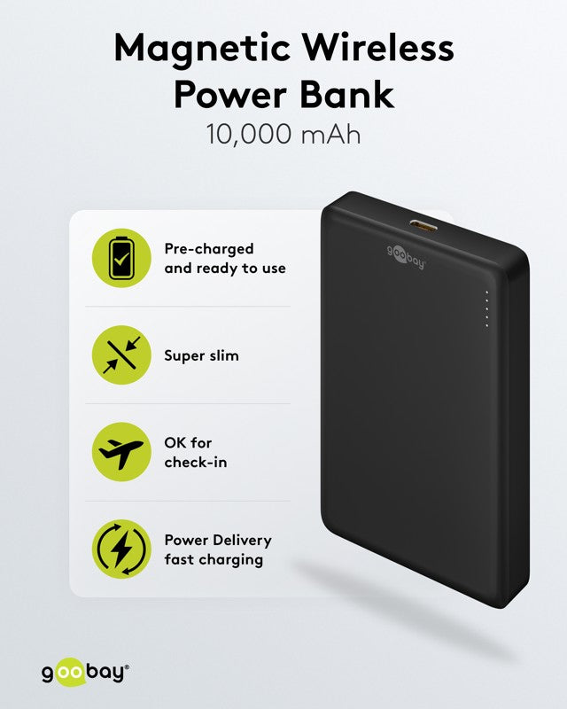 Magnetische Draadloze Powerbank 10.000 mAh