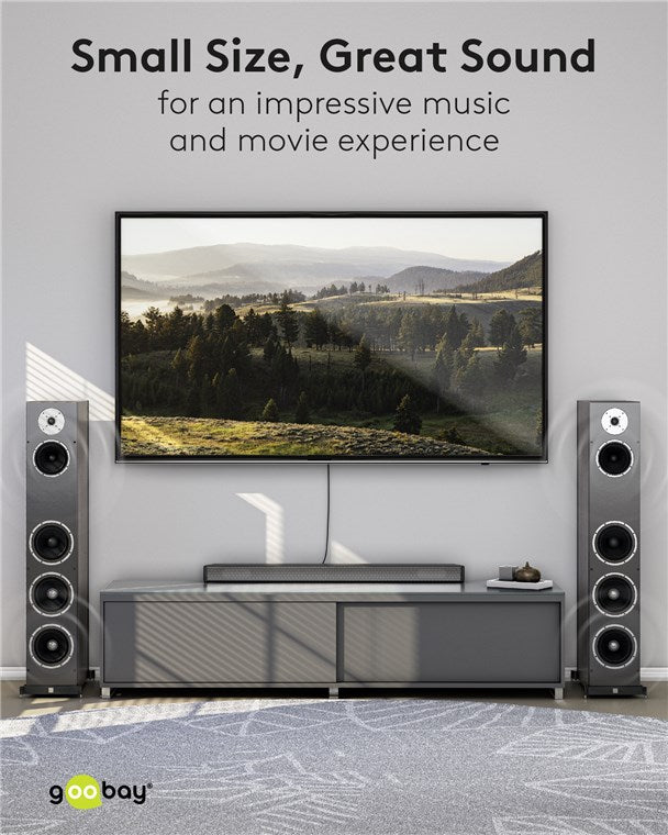 Goobay Plus Subwoofer/Stereo Kabel | RCA-Y