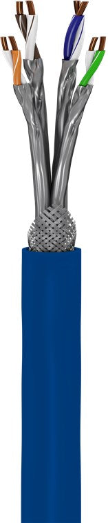 CAT 7A netwerkkabel, S/FTP (PiMF), blauw