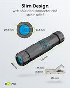 Outdoor (IP68) netwerkkabelconnector, CAT 6A STP afgeschermd