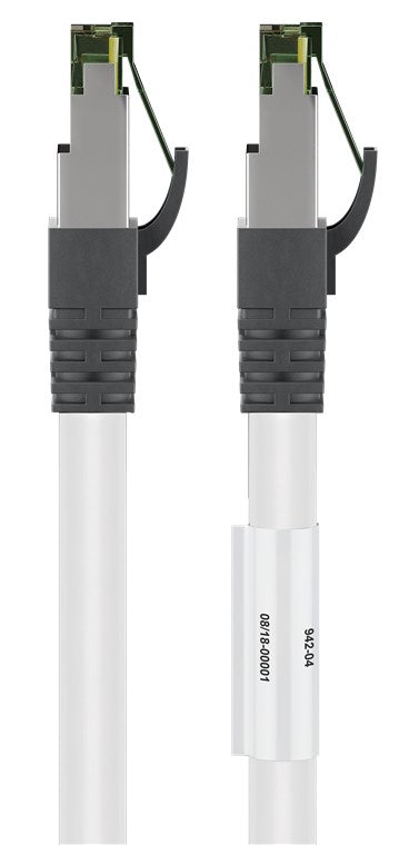 RJ45 (CAT 6A, 500 MHz) netwerkkabel met CAT 8.1 S/FTP raw kabel, OFC - Goobay