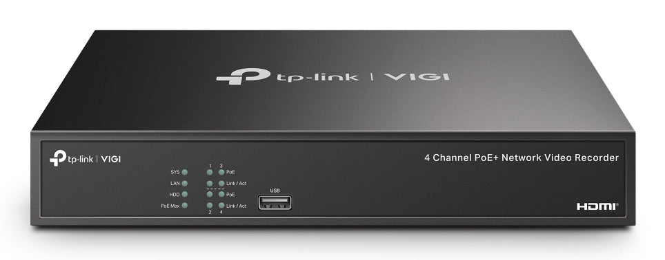 TP-Link VIGI NVR1004H-4P (Inclusief 2TB HDD)