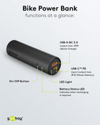 Outdoor Fiets Powerbank 5.000 mAh