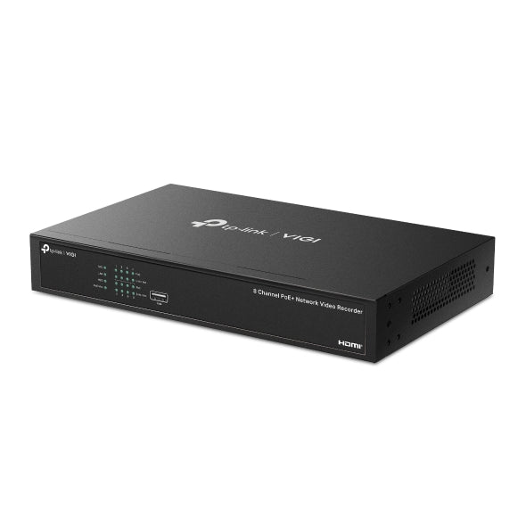 VIGI 1 serie NVR, 1 Harde schijf, 8 kanalen input, 8x PoE - NVR1008H-8P