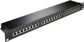 CAT 6 patchpaneel, 19 inch, 24-poorts (1 U)