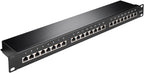 CAT 6 patchpaneel, 19 inch, 24-poorts (1 U)