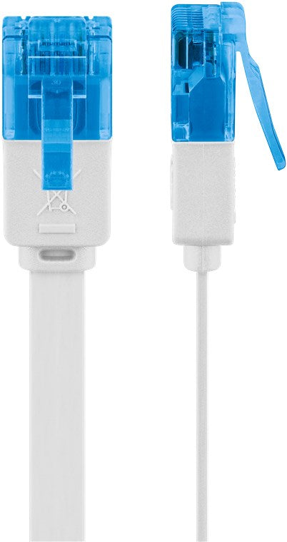 Platte CAT 6A netwerkkabel, U/UTP