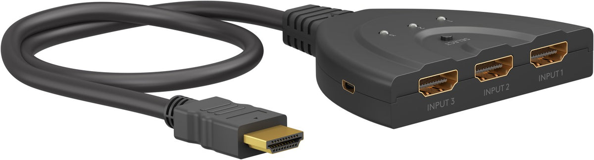 HDMI-Switch - 3 naar 1 - 4K @ 60 Hz