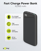 Fast Charge Powerbank 10.000 mAh met Power Delivery