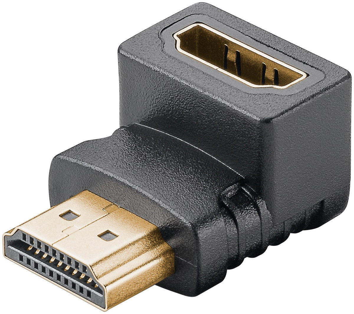 HDMI Haakse-Beneden 270°  adapter - 8K / 60 Hz, 48 Gbit/s