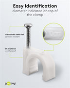 Kabelklemmen, 100 stuks