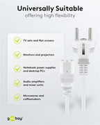 Goobay Stroomkabel IEC | Wit
