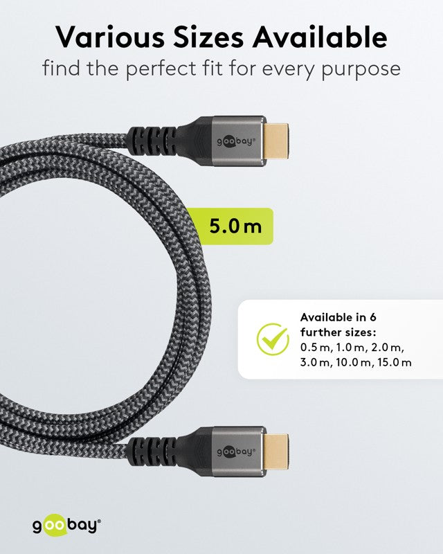 High Speed HDMI-kabel met Ethernet, 4K/60 Hz
