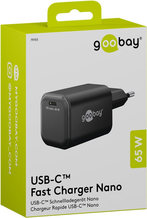 Snellader Nano USB-C™ PD GaN (65 W)