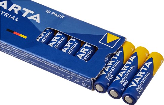 Varta AAA (LR03) Industrial Pro batterijen - 10 stuks in blister
