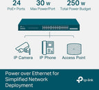 TP-Link Omada SG2428P - switch - 28-poorts - Gigabit - Smart - POE+ - 24x PoE