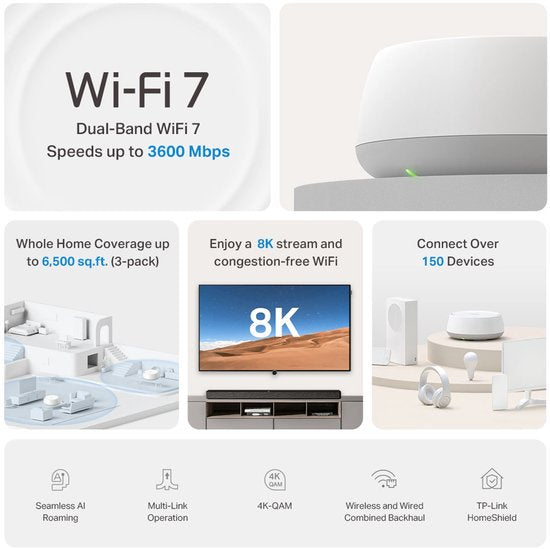 TP-Link Deco BE22 - Mesh Wi-Fi 7 - Dual Band