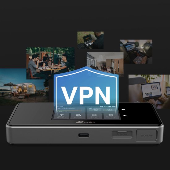 TP-Link M8550 - mobiele router - 5G - Wi-Fi 6E - AXE3600 - tri-band