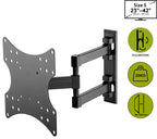 TV Muurbeugel Full Motion – Geschikt voor 23 t/m 42 inch – Zwart (S)