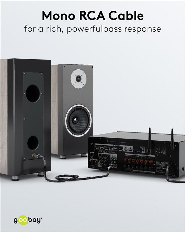 Goobay Plus Subwoofer/Stereo Kabel | RCA