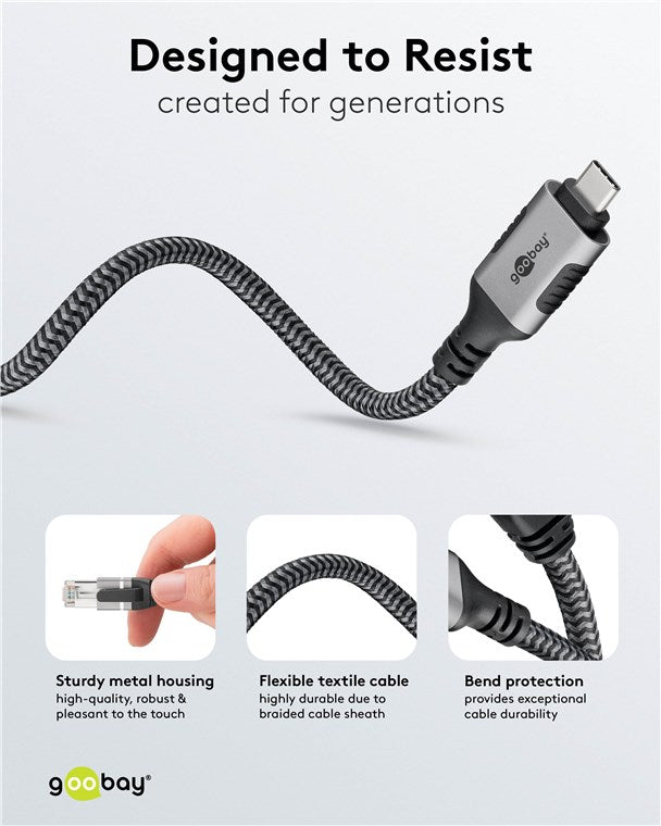 USB-C 3.1 naar RJ45 Ethernet-kabel