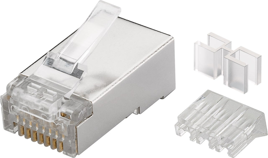 RJ45 afgeschermde stekker, CAT 6A STP (10 stuks per verp)