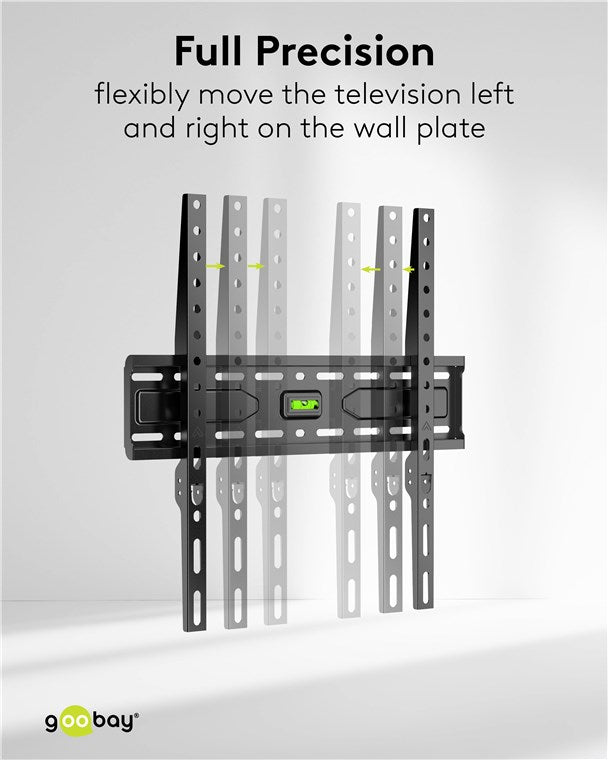 TV Muurbeugel Vast – Zwart