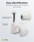 Kabelklemmen, 100 stuks