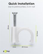 Kabelklemmen, 100 stuks